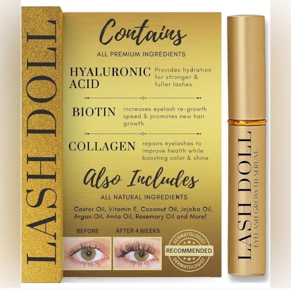 Lash Doll Eyelash Growth Serum (Full Size • Sealed •